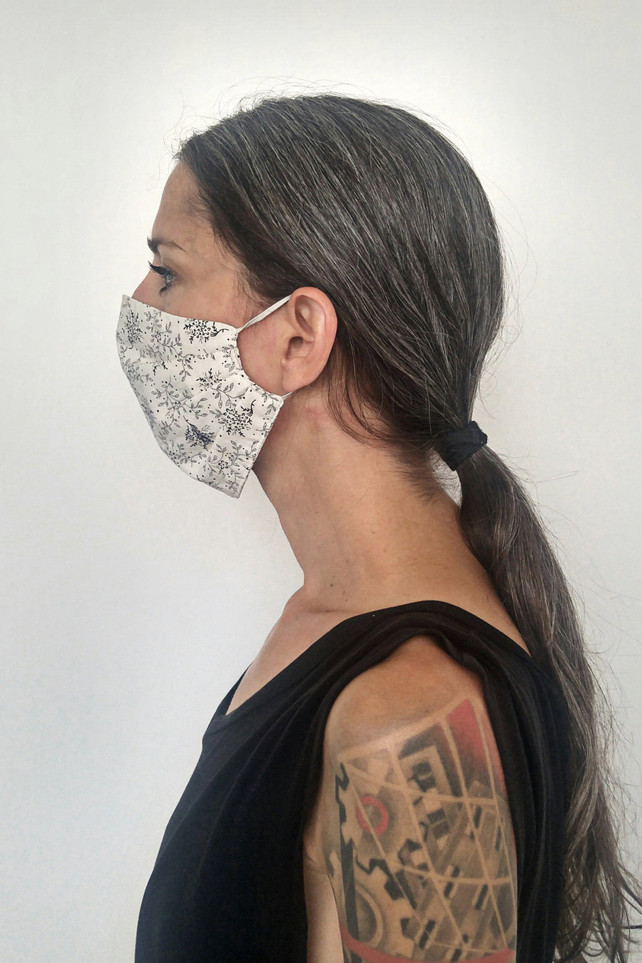 Mask - Small - Floral Print